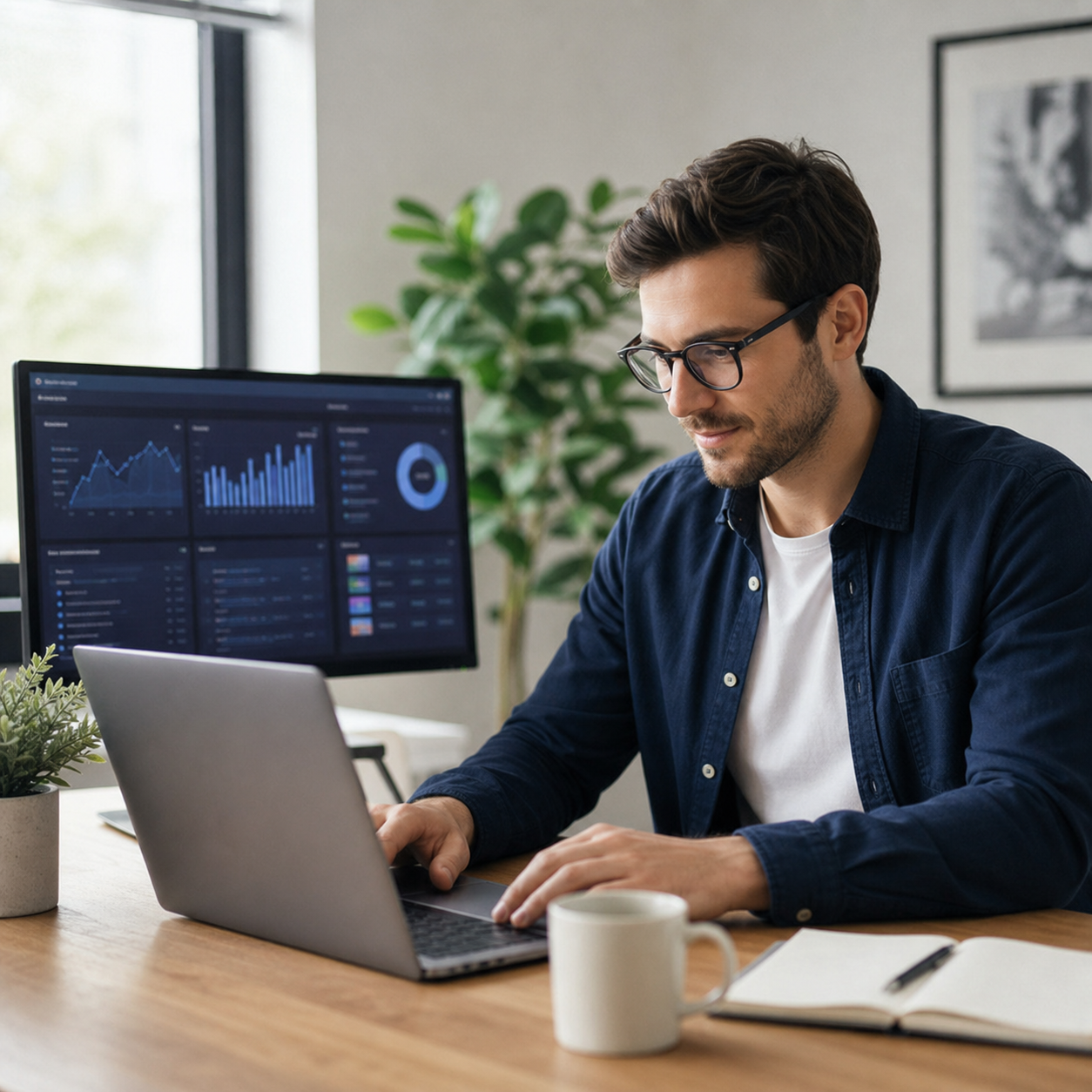 Independent marketer reviewing website growth priorities